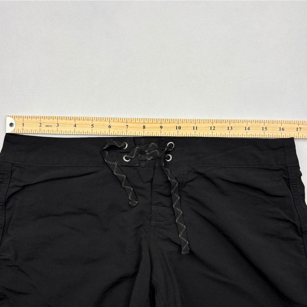 Patagonia Shorts Womens 8 Black Barely Baggies Board Shorts Drawstring 76598 - Picture 3 of 8
